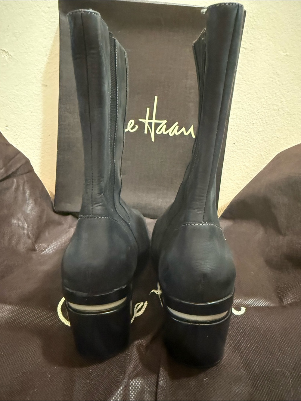 Cole Haan Women’s Black Short Air Sara Boot - Picture 3 of 8